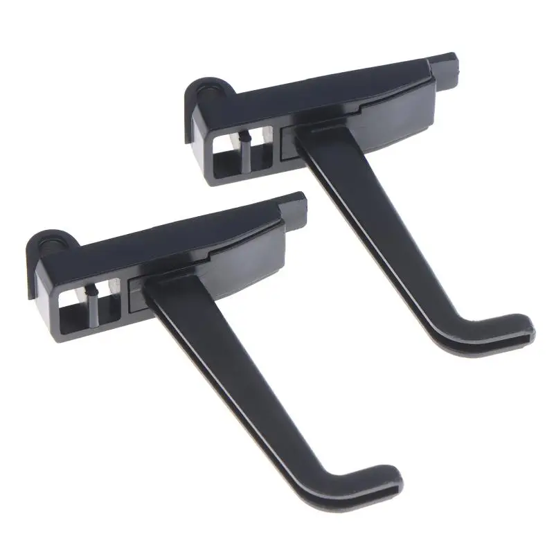 10Pcs Space Saving Square Hole Pegboard Hooks Heavy Duty Wall Mount Utility Hooks For Garage Tool Storage Rake Shovel