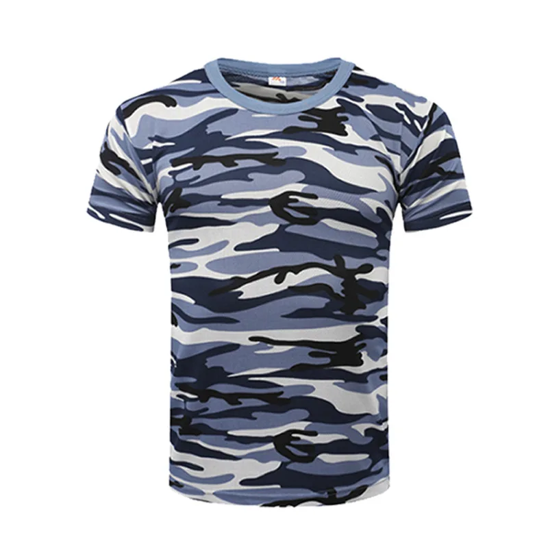 

Camouflage T-shirt summer short sleeved top outdoor quick drying training suit tactical shirt military uniform combat shirt