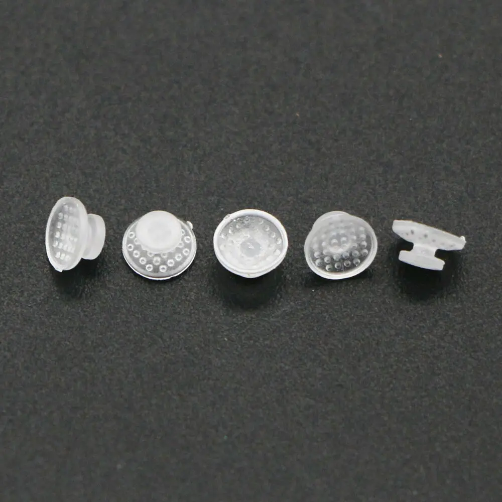 Dental Orthodontic Ceramic Clear Lingual Button Bondable Round Base Mesh