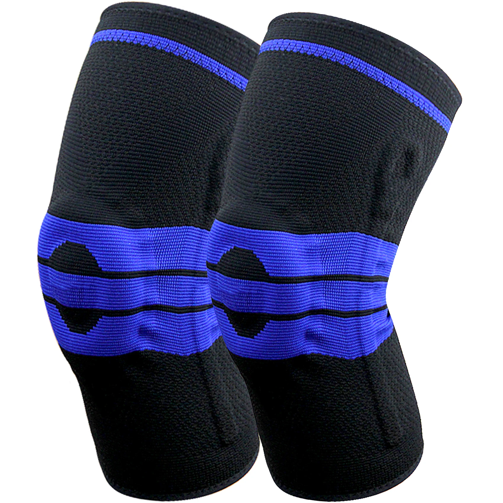 2 Pack Knee Brace Knee Compression Sleeve Support for Men and Women Running Workout Gym Hiking Sports