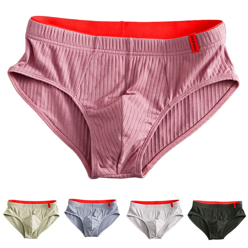 

U Convex Pouch Men Cotton Briefs 95 Cotton Material Classic Style Briefs Comfortable Fit Lightweight Design Underwear For Men