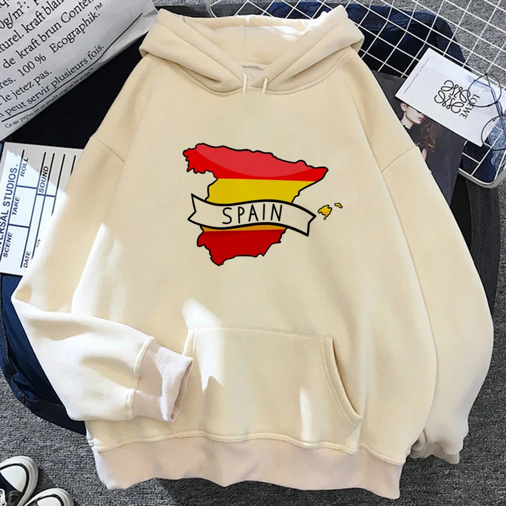 Spain hoodies women anime anime Fleece Kawaii clothes Hood women anime clothes