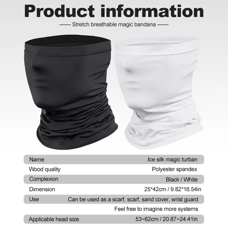 Cycling Face Mask Absorb Sweat Breathable Fishing Training Sport UV Face Scarf Neck Gaiter Summer Face Bandana Safety protection - Image 6