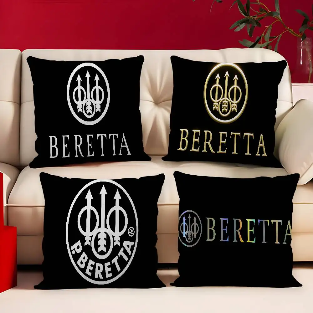 G-Gun B-Beretta Cushion Cover Inches Farmhouse Decor Home Throw Pillow Covers For Couch Decorations