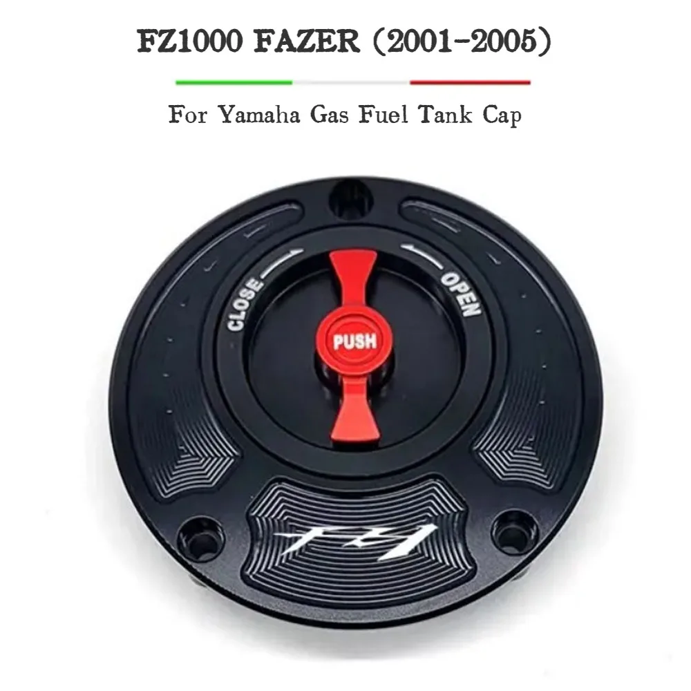 

Крышка топливного бака для Yamaha FZ1000 FAZER 2001-2005 2002 2003 2004, алюминиевая крышка для CNC, аксессуары для мотоциклов без ключа