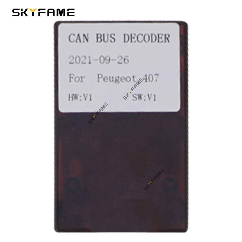 SKYFAME سيارة 16pin الأسلاك تسخير محول Canbus صندوق فك أندرويد راديو كابل الطاقة لبيجو 407 G-RZ-PSA67 PA12.20