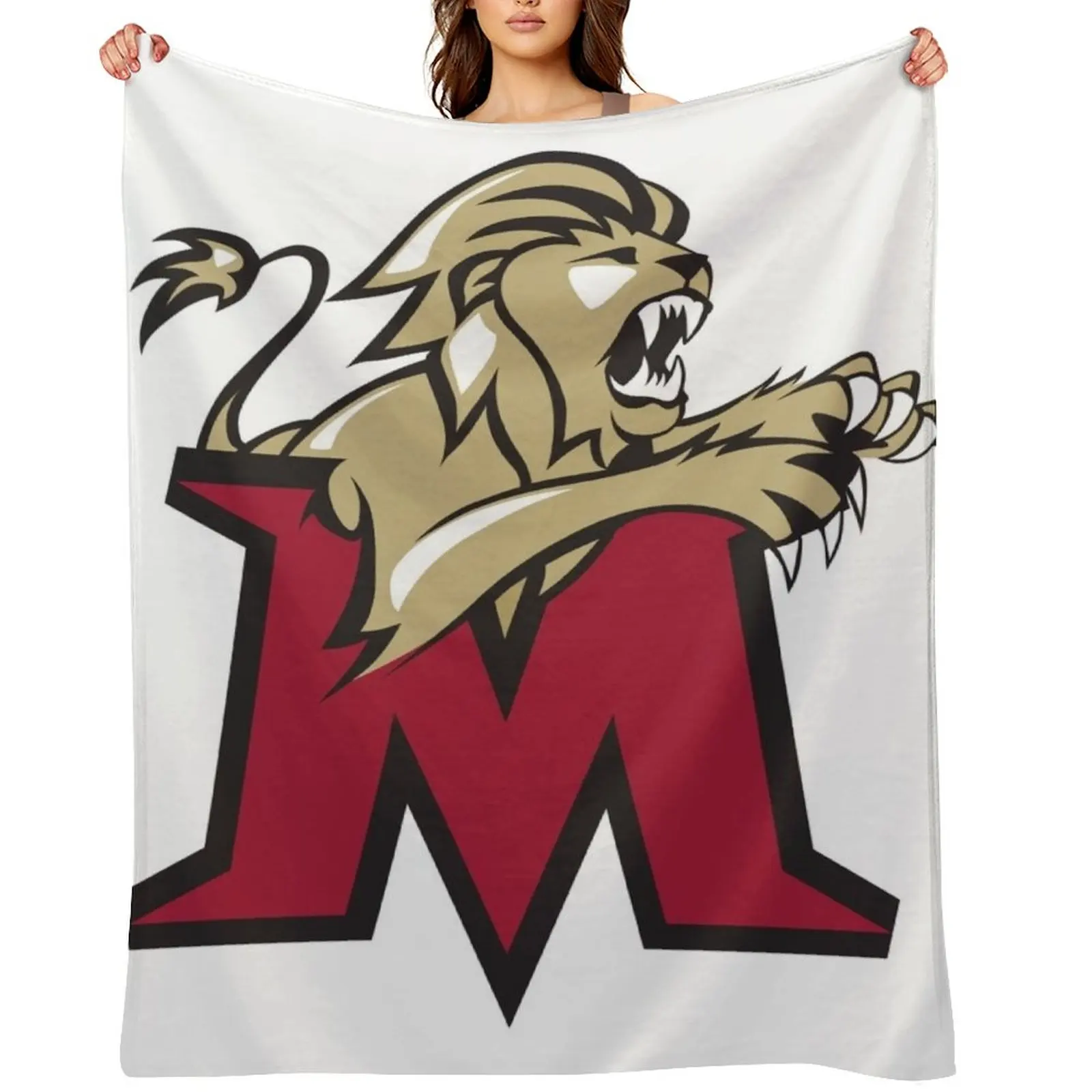 

Molloy College lions Throw Blanket cosplay anime warm winter Hair Sofa Blankets
