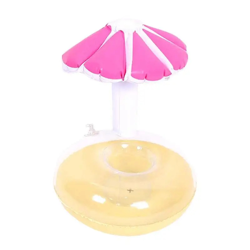 Flotadores de bebidas para piscina, flotadores de piscina gruesos y bonitos, flotadores de bebidas ligeros y resistentes, accesorios de piscina para cumpleaños, aniversario de Pascua