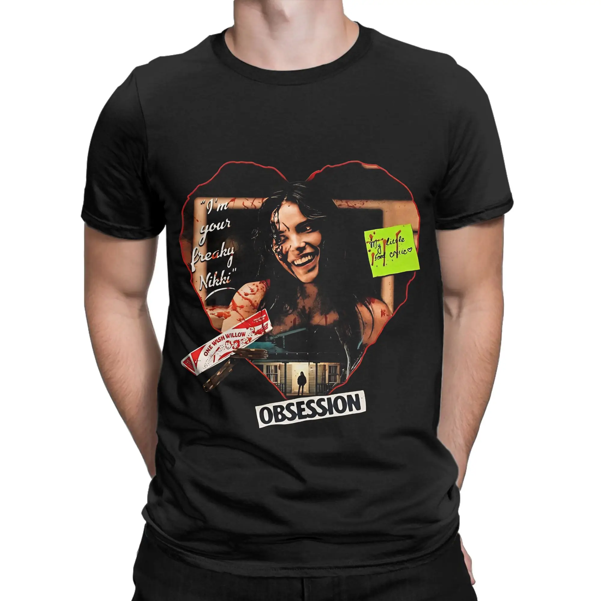 Freaky Nikki Obsession 2026 Funny 100% Cotton T-Shirt Obsession Tees Tops For Men