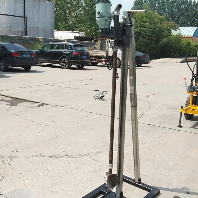 

Customized Electric Water Well Drilling Rig Vertical Frame Handheld Portable 60m High Torque Household Irrigation