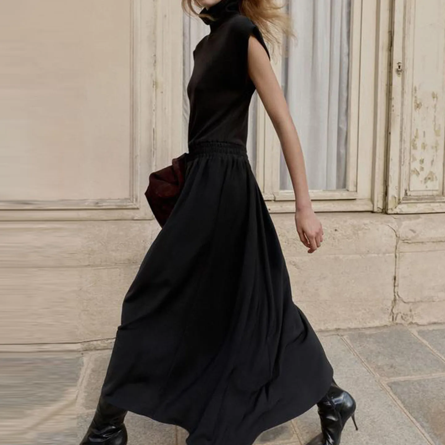 Faionable Long Spliced Dr Ele Aosphere Damenbekleidung 2025, Herbst, neue Marke Sle Z, andere Stoffständer-F...