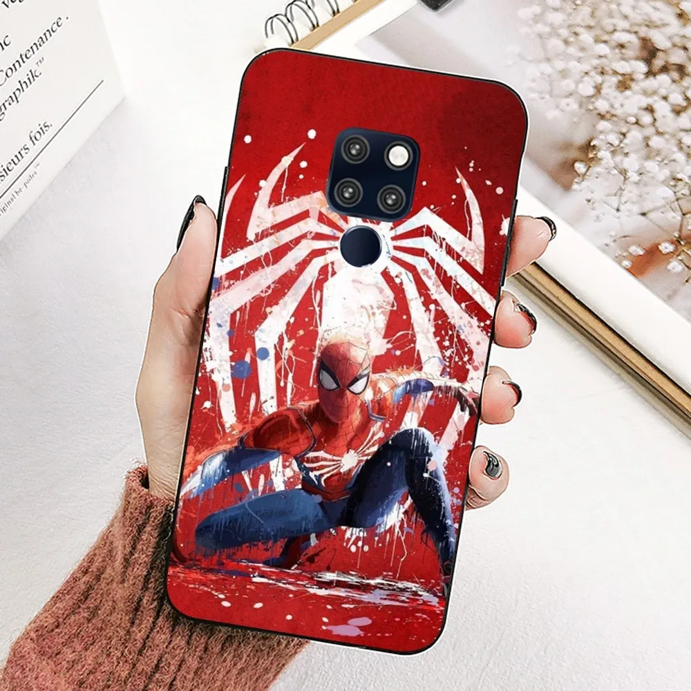 Cartoon M-Marvel S-Spidermans Phone Case For Huawei Mate 10 20 30 40 50 lite pro Nova 3 3i 5 6 SE 7 pro 7SE