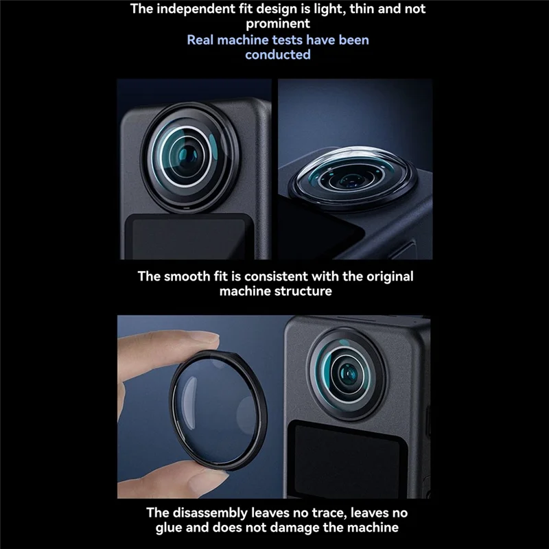 B92B-For DJI For OSMO 360 Camera Accessory Lens Protectors For OSMO 360 Lens Guards Anti-Scratch