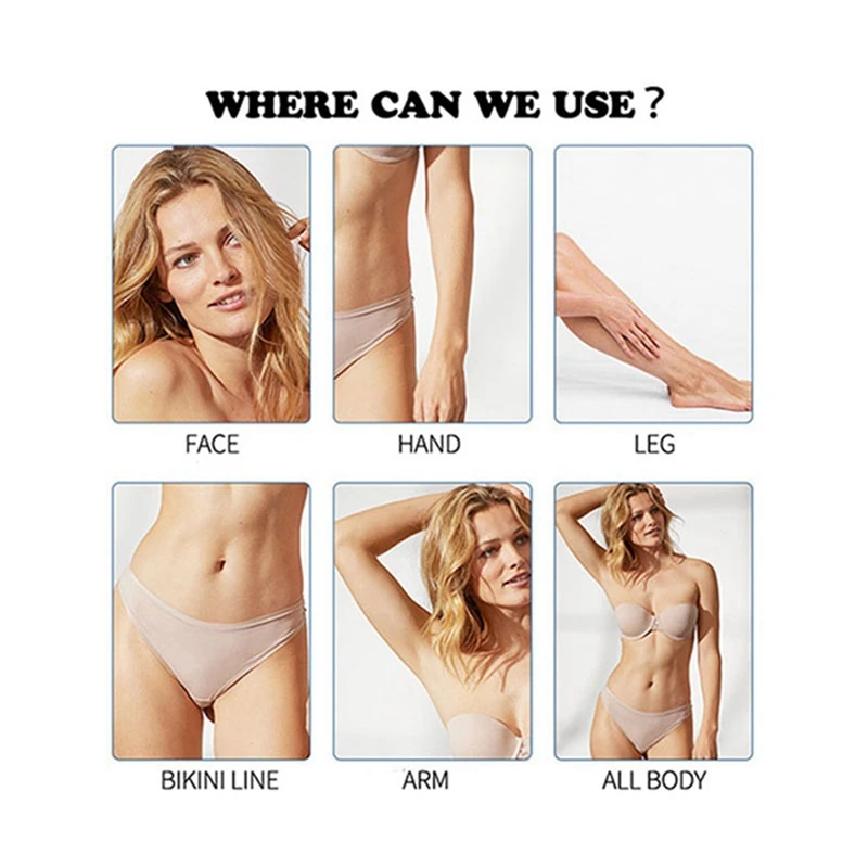 الصبح الفاصوليا الشمع لإزالة الشعر كامل الجسم الساخن فيلم الصلب مزيل الشعر الشمع الخرز لآلة سخان الشمع نمط دائم 2