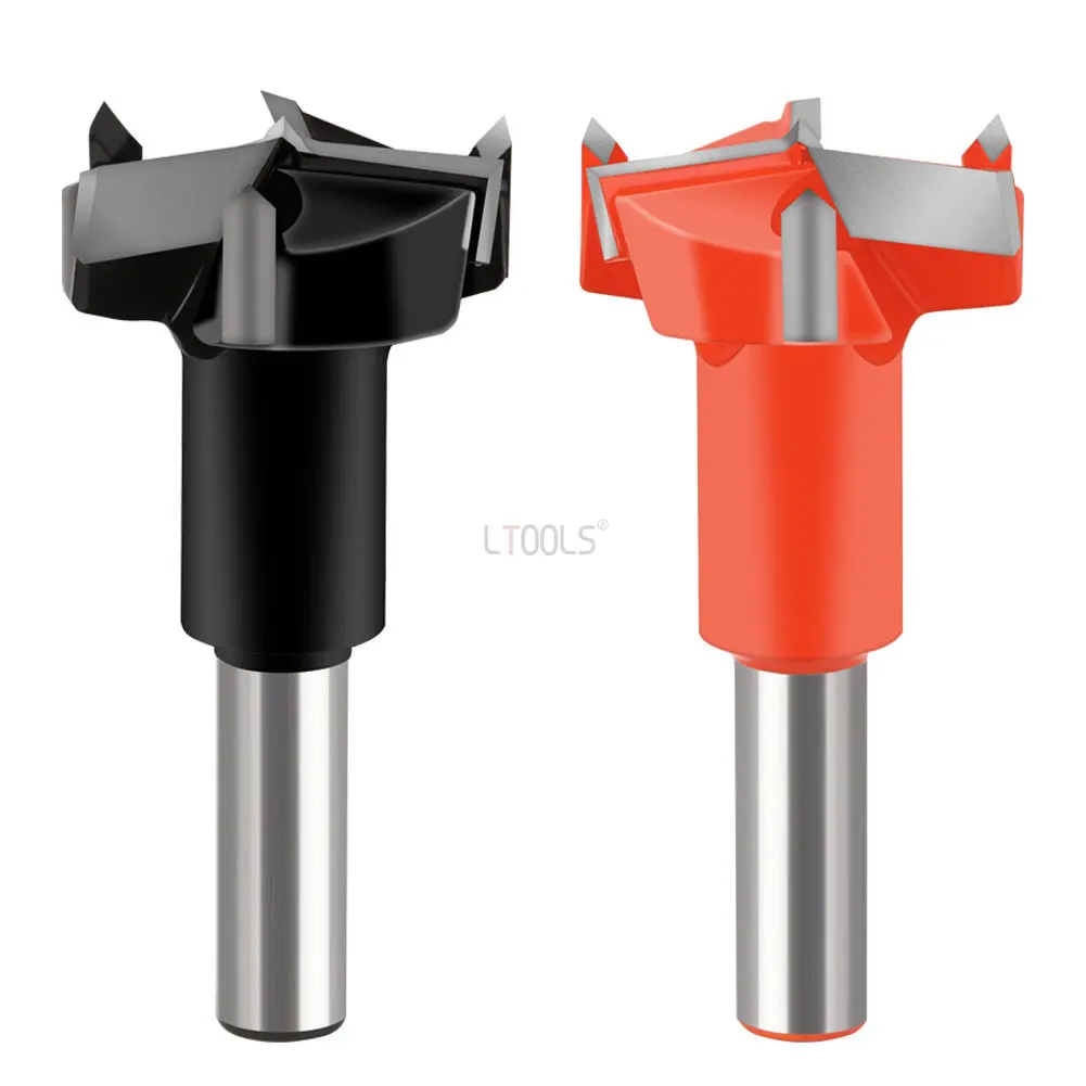 Carbide Hinge Hole Drill Bit, Woodworking Hole Opener, Posicionamento de perfuração, Flat Wing Drill, Alargador, 35mm, 36mm, 37mm, Novo