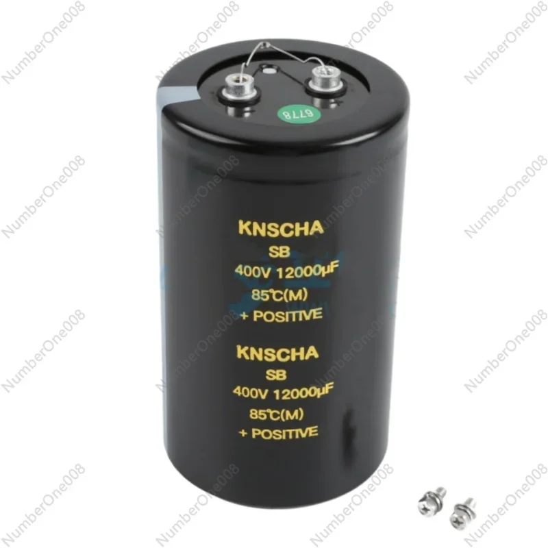 1 PCS / LOT 184EC014 12000uF ± 20% 400V Three-piece Set Bolted Type Aluminum Electrolytic Capacitor Diameter 90mm Length 155mm