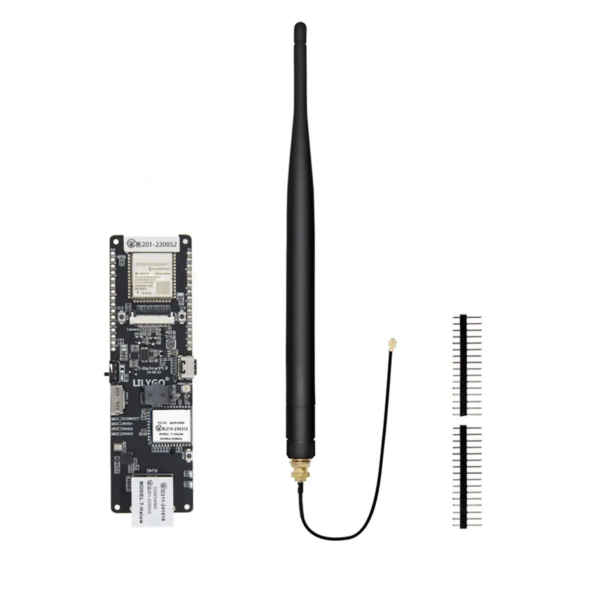 AA80  T-Halow - Ethernet Development Board WiFi Bluetooth with 18650 Battery Holder [902-928MHz] 920MHz