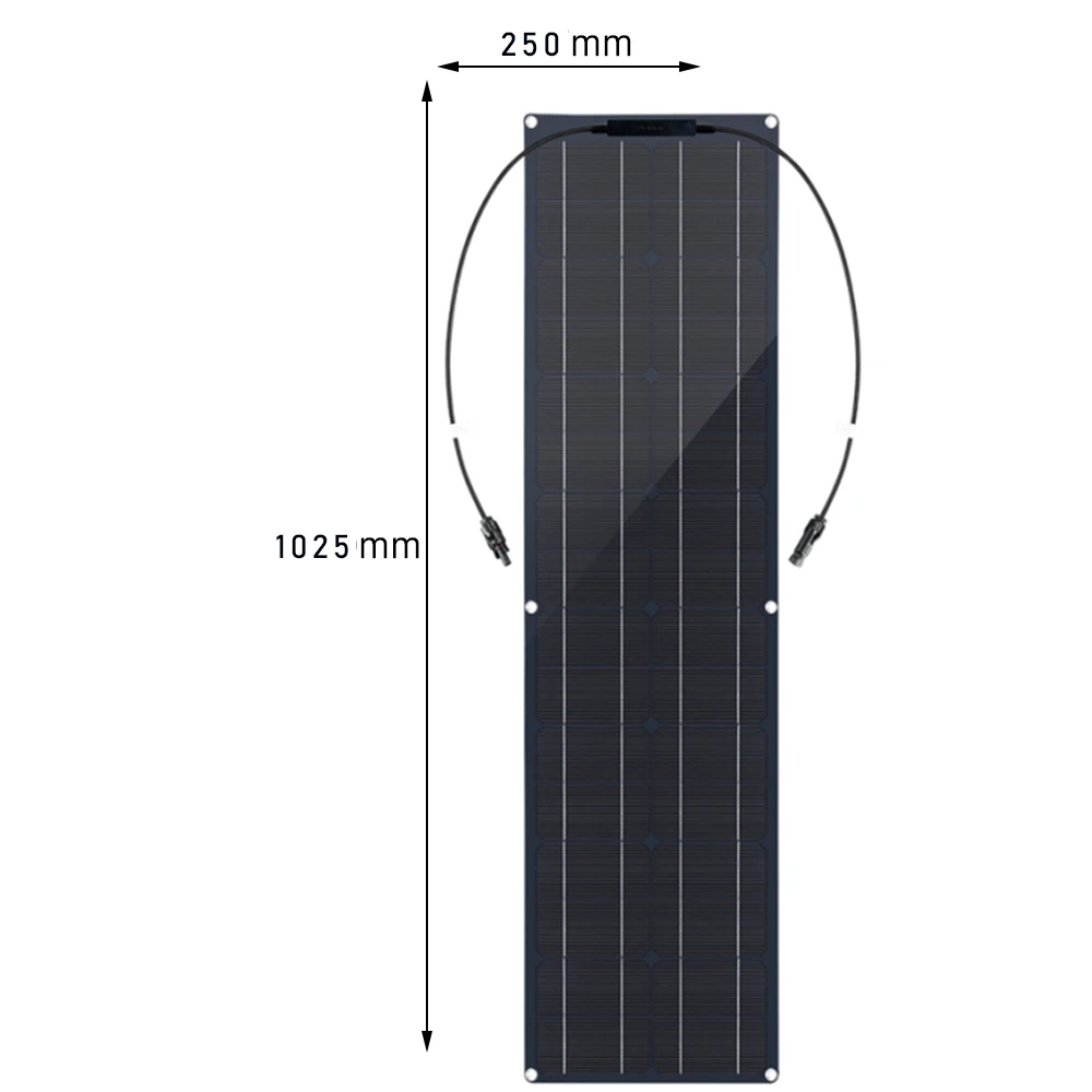 XINPUGUANG 100W Flexibel Zonnepaneel Monokristallijn Silicium 50W 100 Watt Zonnepanelen Voor Boot Auto Camper Jacht 12v/24V Batterij Lading 50 w Solar Panel 100 W Solar Panels Solar cell kit module