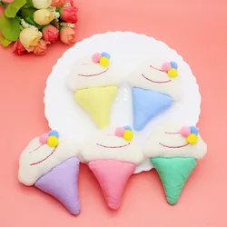 Ice Cream Popsicle Dolls Brooch for Girl, Clothes Badge Pins,  DIY Handmade Decoration Accessories, 10Pcs /Lot