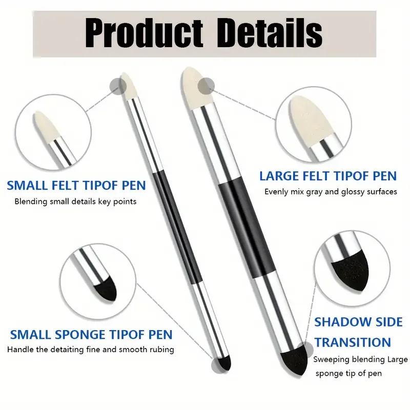 30pcs Sketching & Drawing Tool Kit - Includes Blending Stumps, Tortillions, Art Wipes, Scrapers & Dual-Tip Sponge Pens