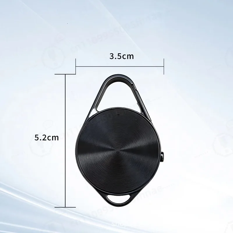 Keychain Voice Recorder L02, Aluminum ABS, Mini Portable, Smart Voice Control, One Key Recording, HD Audio, Hanging Design