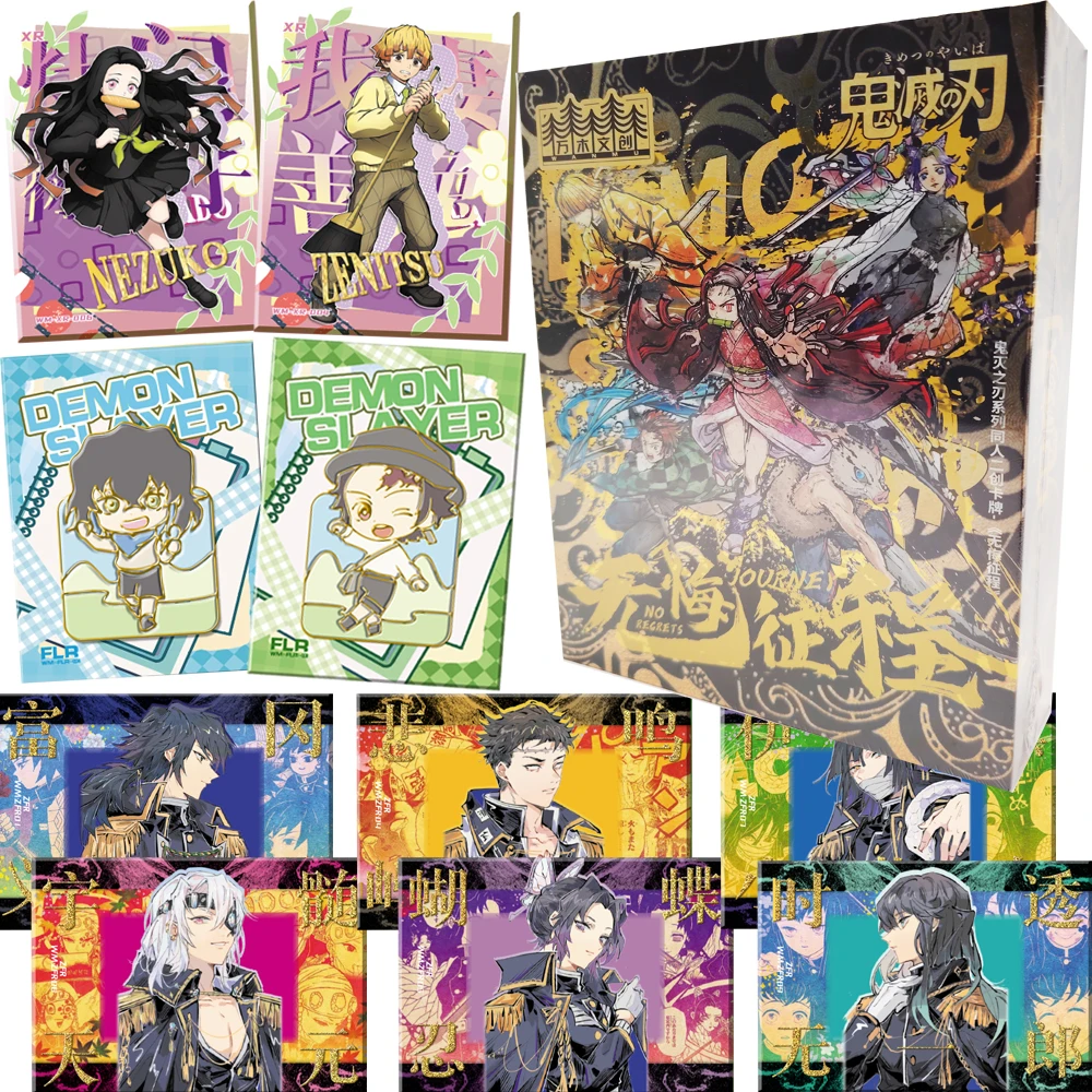 

Wholesale Demon Slayer Collection Cards Kochou Shinobu Tomioka Giyuu Character Anime Hot Blooded Uniform Cards Unique Toys Gifts