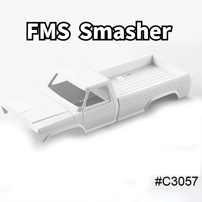 RC obudowa samochodu opona klatka okno naklejki dla FMS 1/24 Max Smasher RC ciężarówka typu Pickup Model samochodu