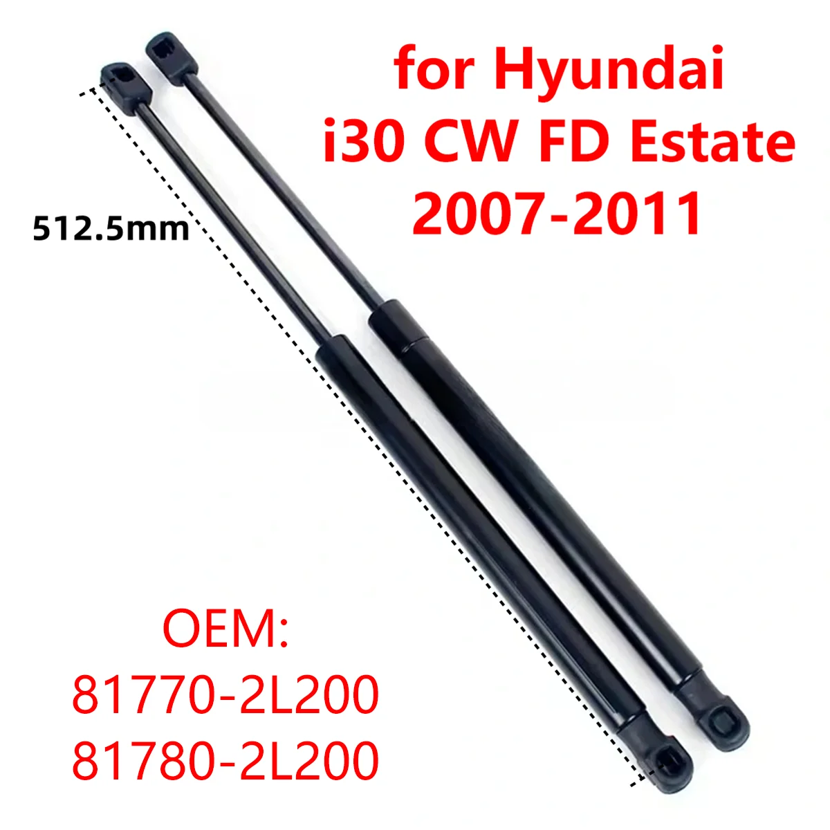 2 szt. 81770-2L200 Amortyzatory gazowe tylnej klapy bagażnika do Hyundai i30 CW FD Estate 2007-2011