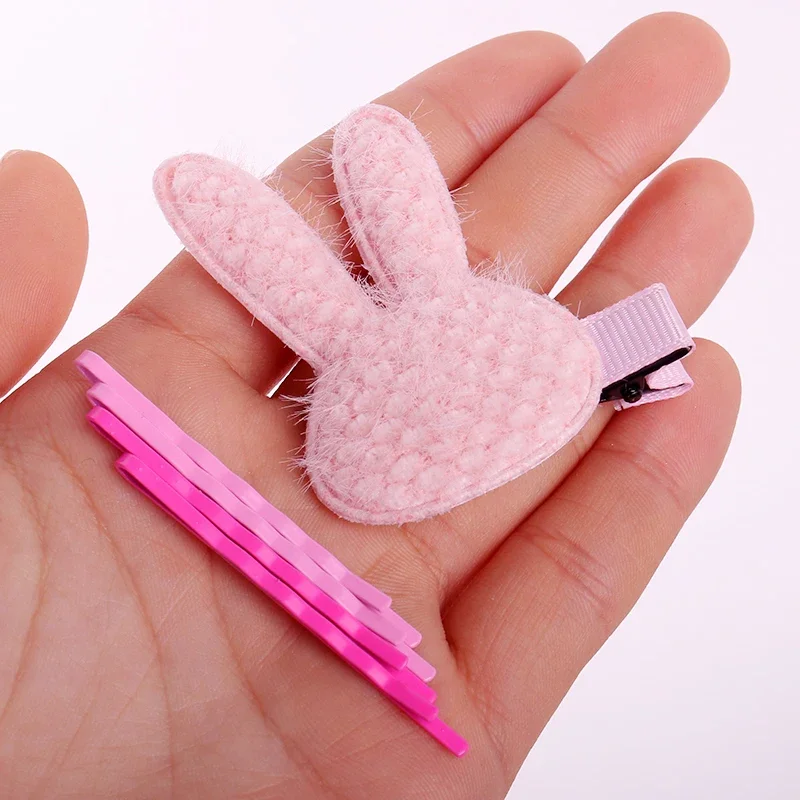 Clip de pelo Sakurajima Mai Anime Seishun Buta Yarou Series Kawaii Lolita Girls Rabbit Cosplay Accessories Hairpin Pink Headwear