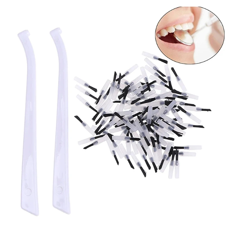 Dental Disposable Composite Brush Tips/Brush Handles Dental Coating Brush Handle For Dental Clinic Supplie Dentist Material