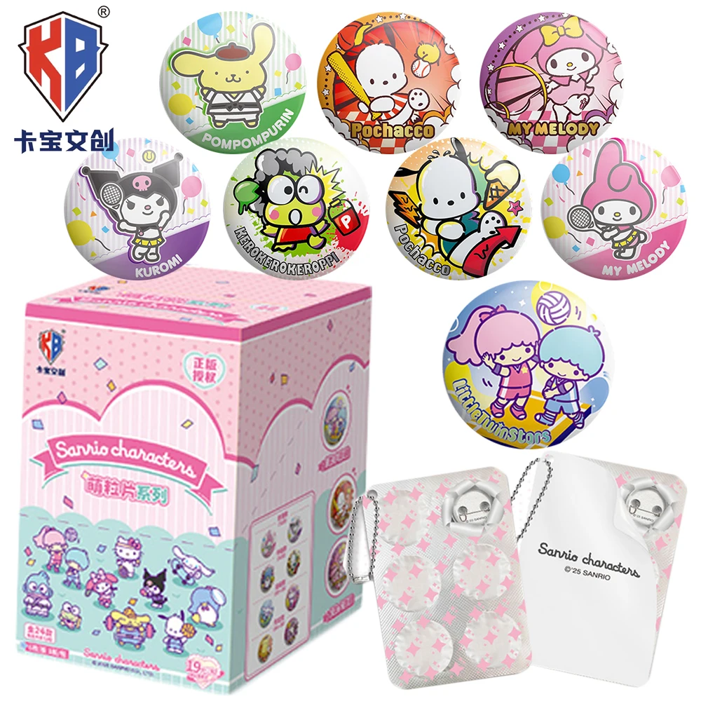 

New Original KABAO Sanrio Peripheral Badges Cinnamoroll Tinplate Brooch Pins Backpack Charms Perfect Gift for Cartoon Lovers