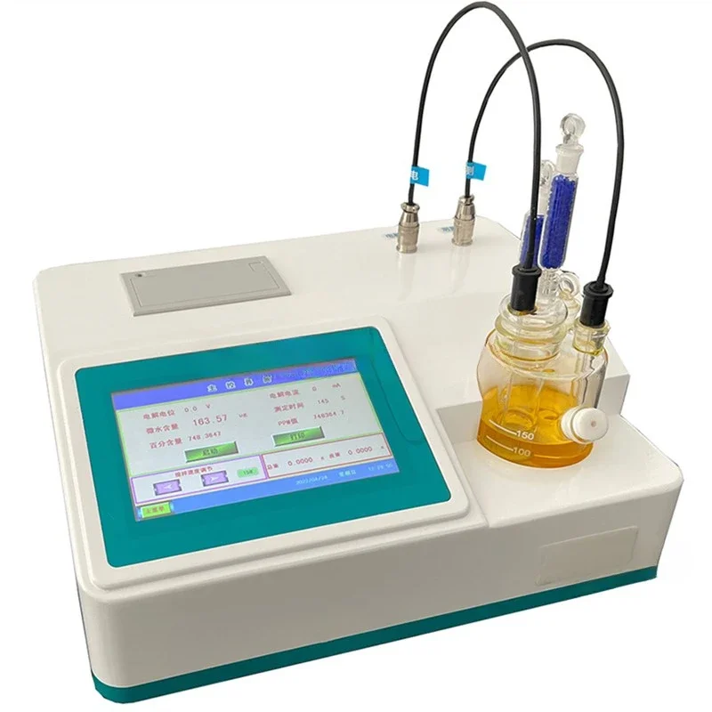 

Micromoisture analyzer Diesel oil moisture solvent detector Coulomb electricity method