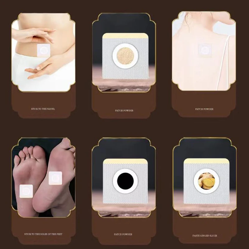 【B】Replacement Disposable Castor Oil Pack Self-Adhesive Universal Navel Stickers Seepage Resistant Belly Button Protectors