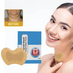 7pcs/Box Thyroid Lymphatic Care Patch Thyroid nodules Neck thick swollen dredging Lymph Anti-Swelling Sticker Treatment paste