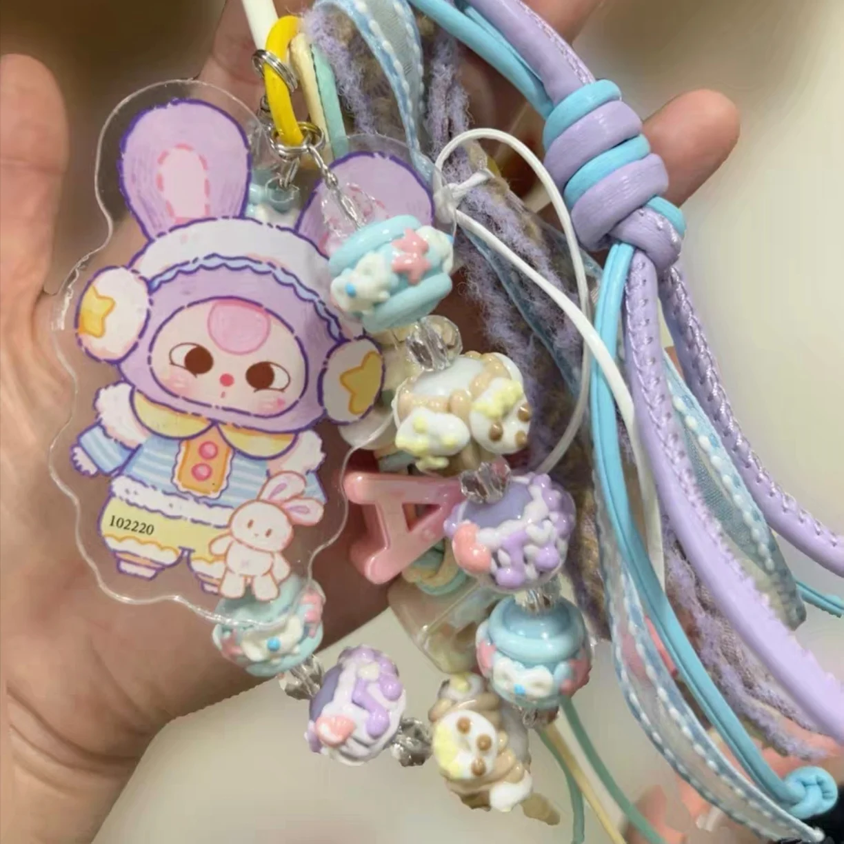 

Оригинальная цепочка Spot Baby Three Love Chain Time Series, модная игровая слепая коробка, брелок для телефона, милый кулон, сумка, украшение, игрушка, подарки