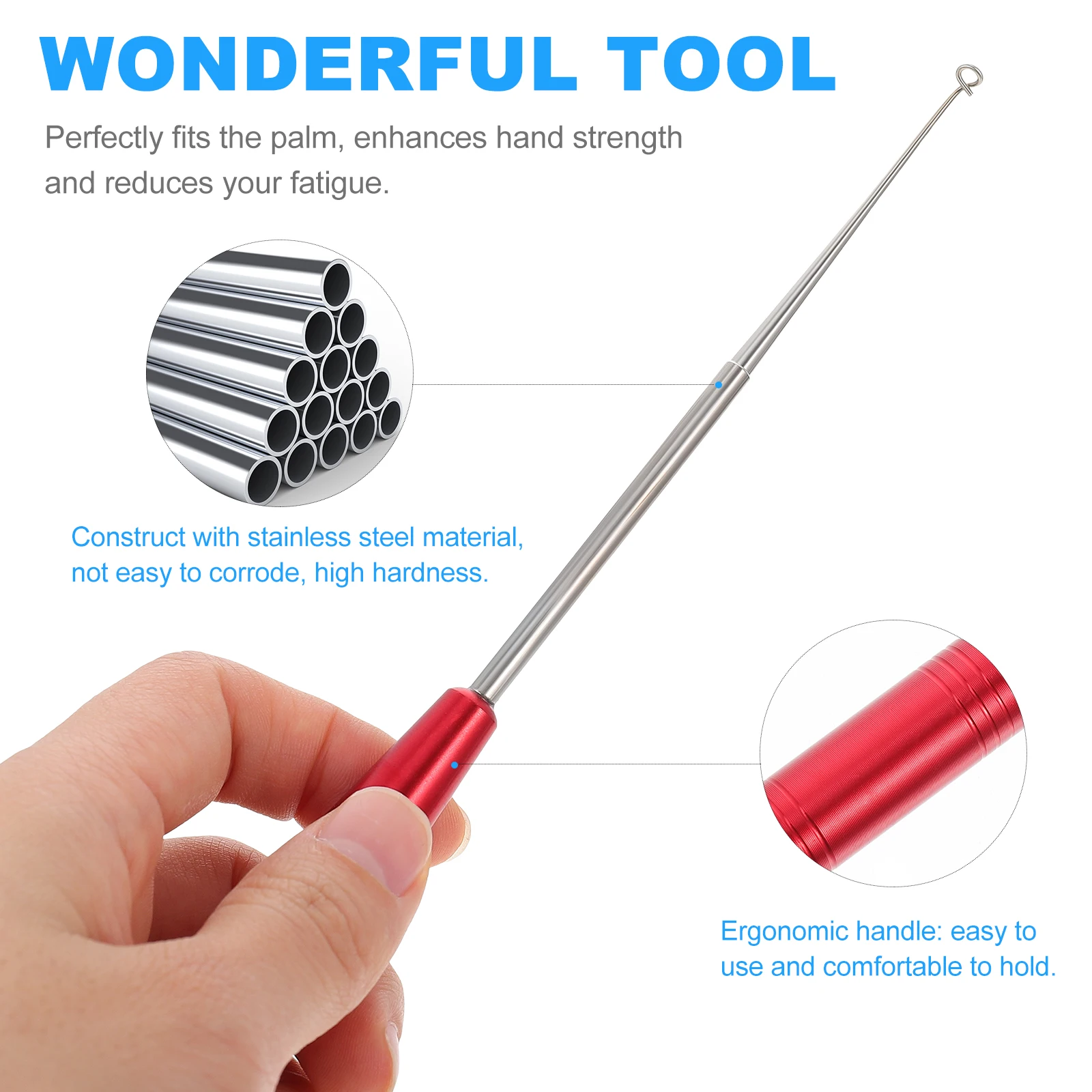 2Pcs StainlessSteel FishHook Remover Durable FishingAccessory UnhookingDevice Black Color Outdoors Angling Gear Hook Tool