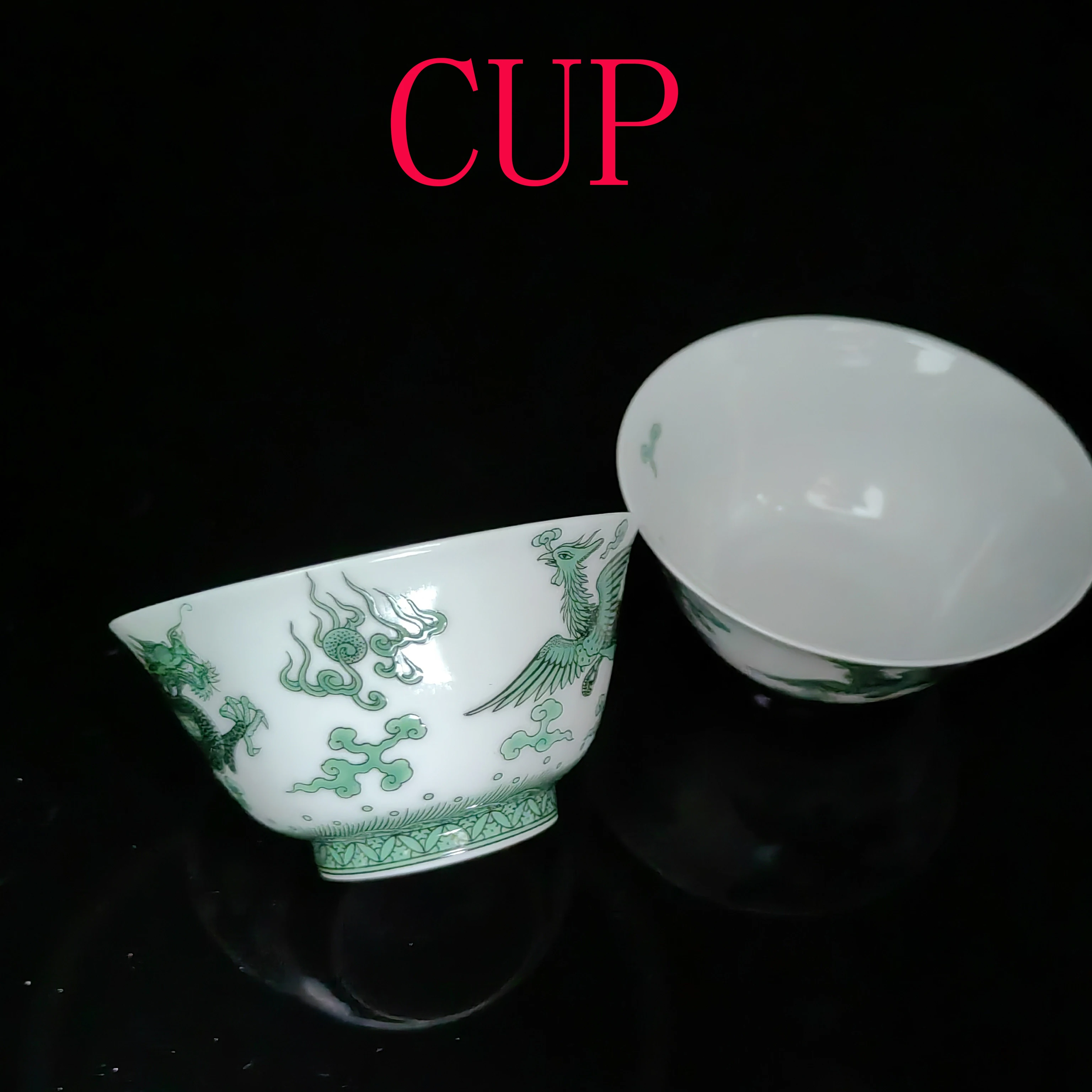 

Chinese Porcelain Beautiful Vintage Cup Teeware Teware Jingdezhen Aesthetic Ceramic Glaze For Puer Kung Fu Oolong Black Tea