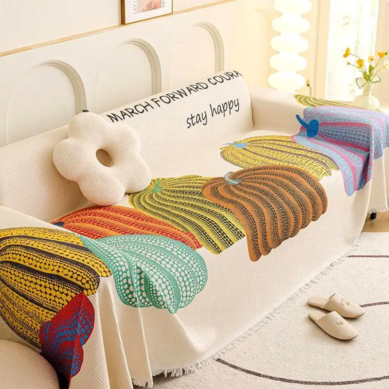 Sofa Cover Sofa Pad Four Seasons Universal Cat Scratch Resistant Cover Cloth Mat Table Cloth  Decorative Blanket