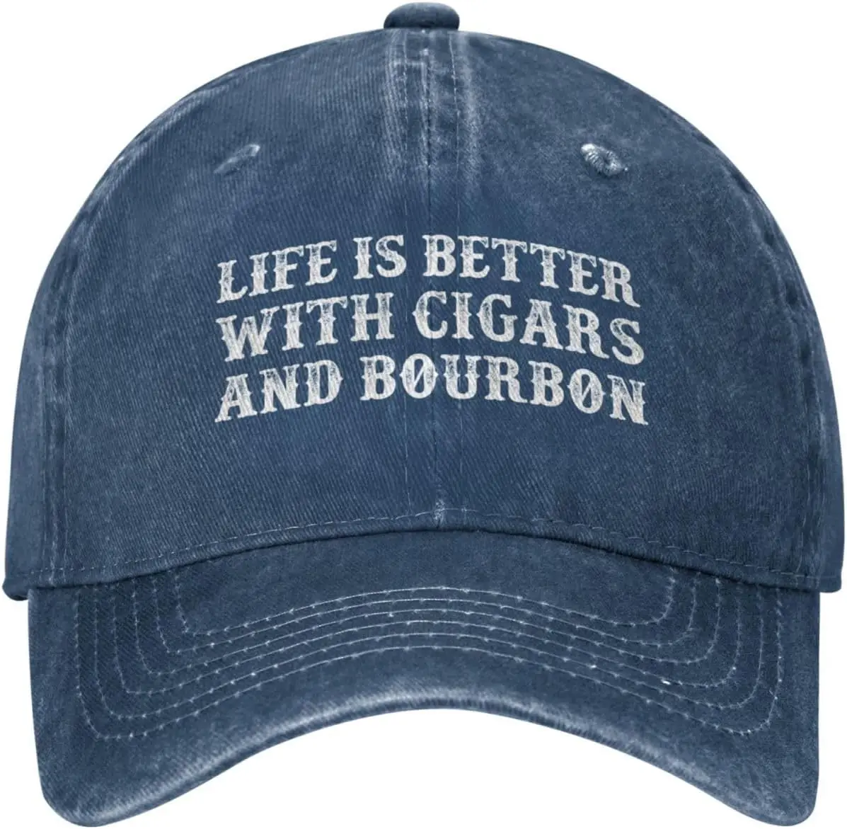 Life is Better with Cigars and Bourbon Hat for Women Dad Hat Fashionable Caps