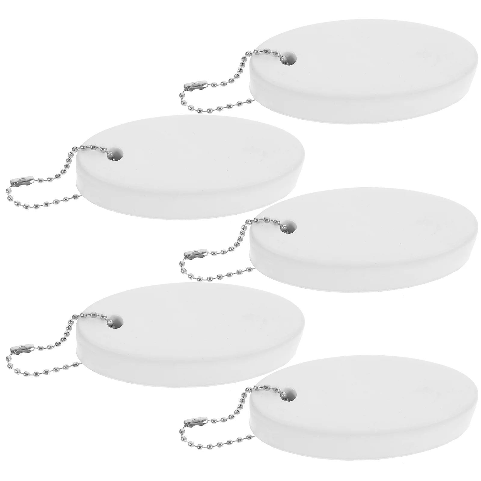 5 Pcs Floating Keychain for Boat Keys Decorative Keychains Storage Pu Rings Surfboard Daily Use Small