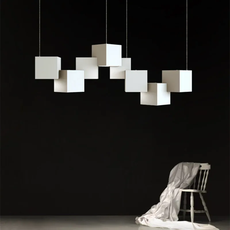 

Nordic restaurant shaped pendant light, modern minimalist living room light, creative bedroom kitchen island pendant light