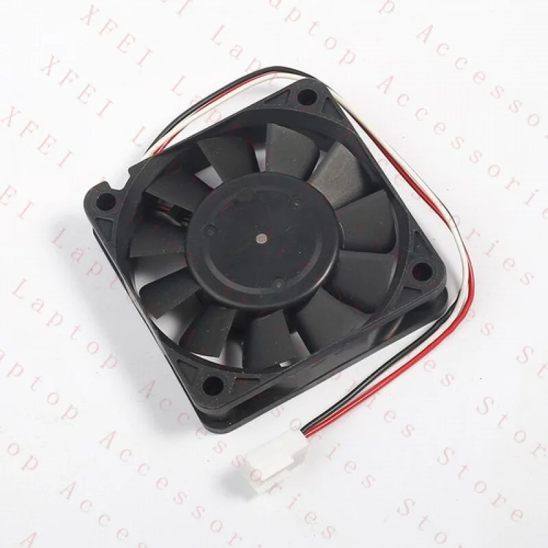 F 1PCS NMB-MAT 2406KL-05W-B59 Fan DC24V 0.13A 60*60*15mm 3pin BLACK MODEL