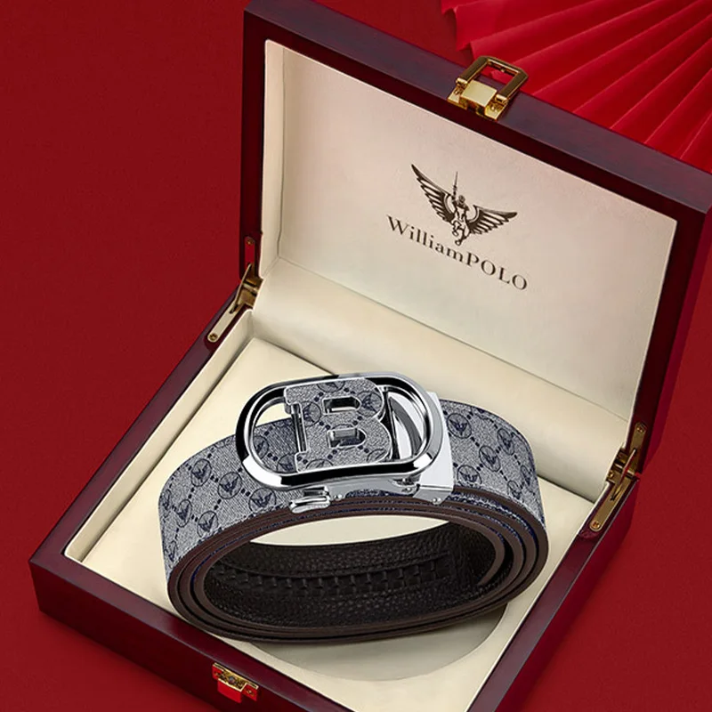 Moda carta fivela cinto masculino cinto de cintura masculino resistente ao desgaste cinto corpo liga fivela cabeça cinto de couro