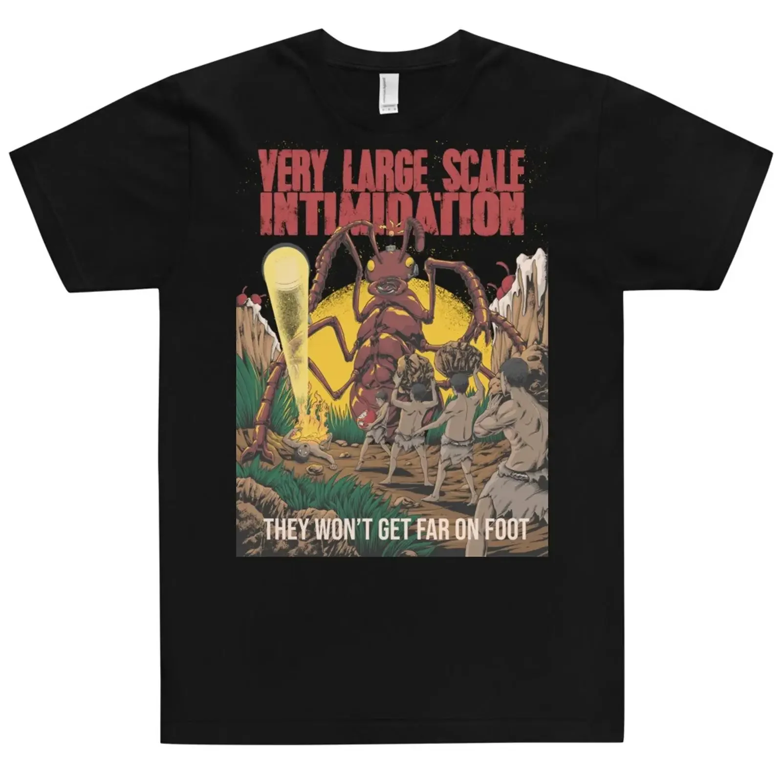 Band T Shirt Very Large Scale Intimidation vintage Washed Stylish fashion graphic Unisex streetwear Stretched Versatile