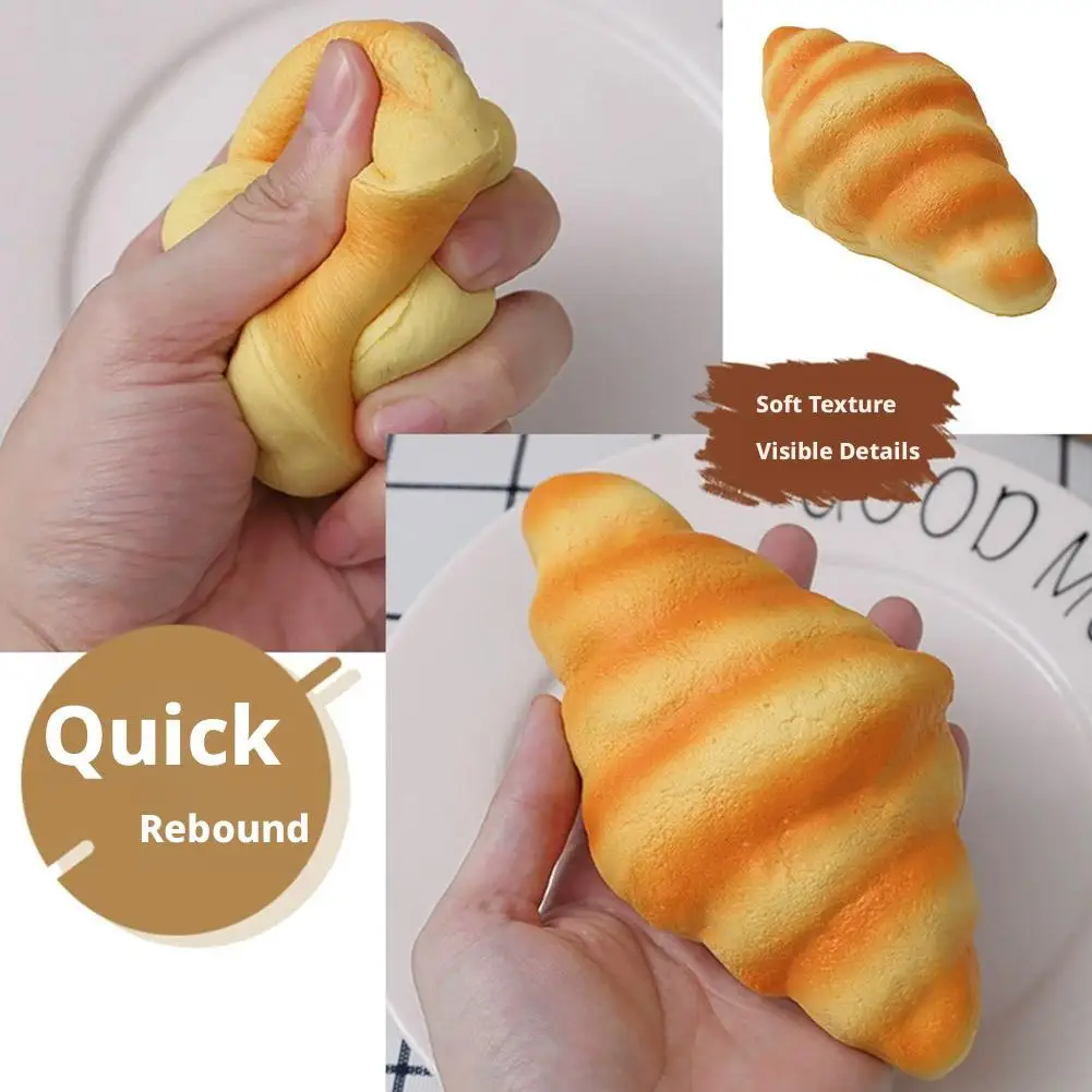 

Антистрессовая игрушка-хлеб: забавная мягкая имитация хлеба/торта для детей и взрослых, медленно восстанавливающая форму