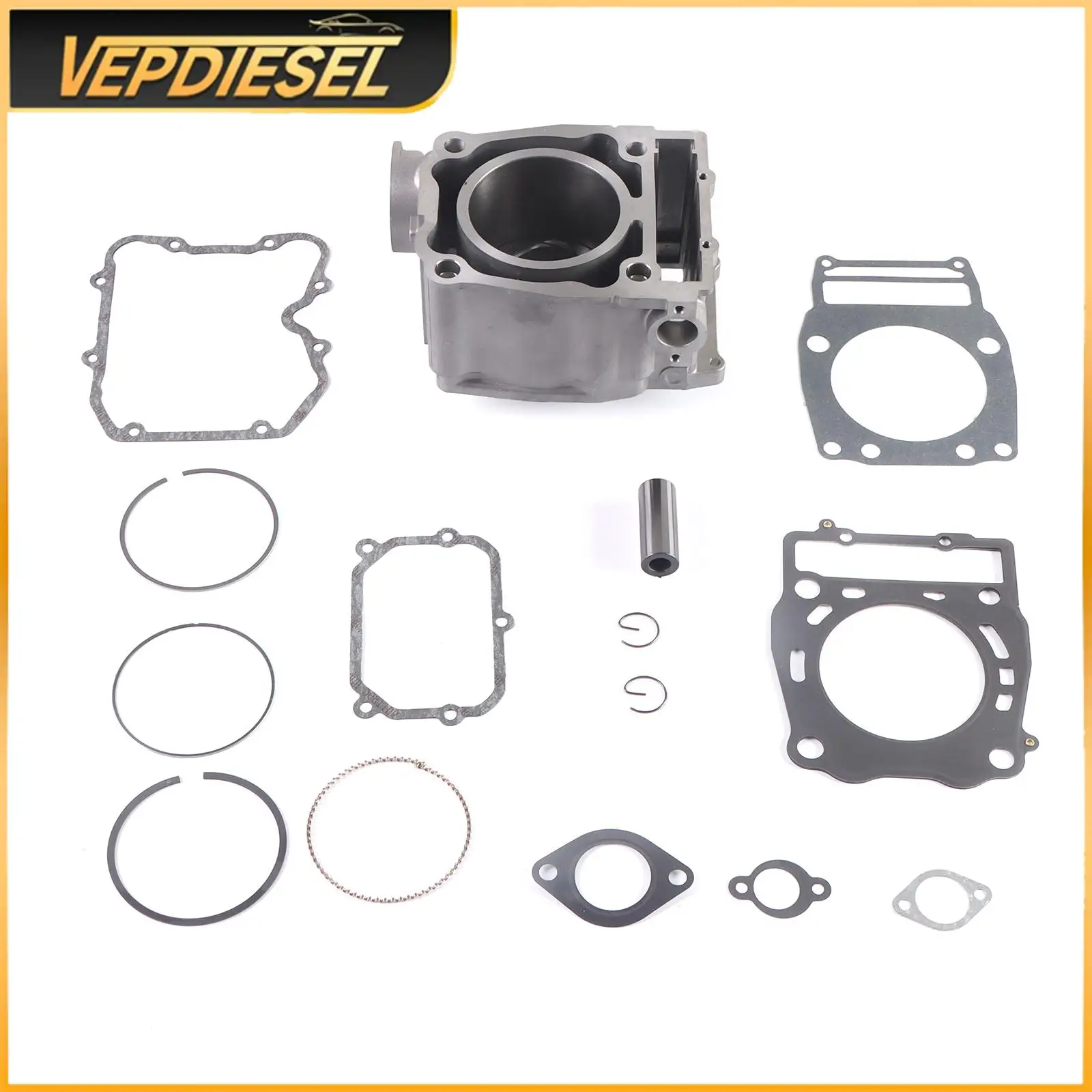 1Set Piston Cylinder Top End Kit for Polaris Ranger Scrambler Sportsman 3087221 3087224 3089966 3086811 3086200 3085074 3085371