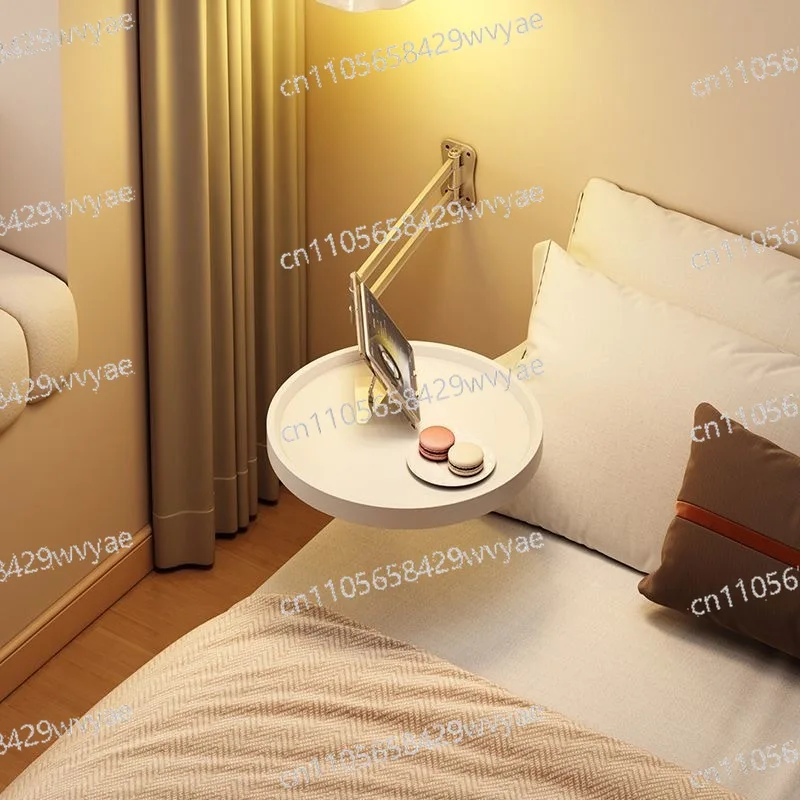 

Многофункциональный плавающий столик для гостиной, маленький кофейный столик, складной и вращающийся настенный столик, прикроватная полка для хранения