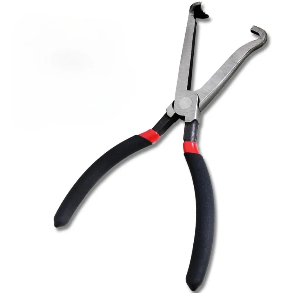 8인치 60도 각도 자동차 전기 연결 해제 플라이어 - 커넥터 및 센서 와이어 플러그 제거용 전문 도구