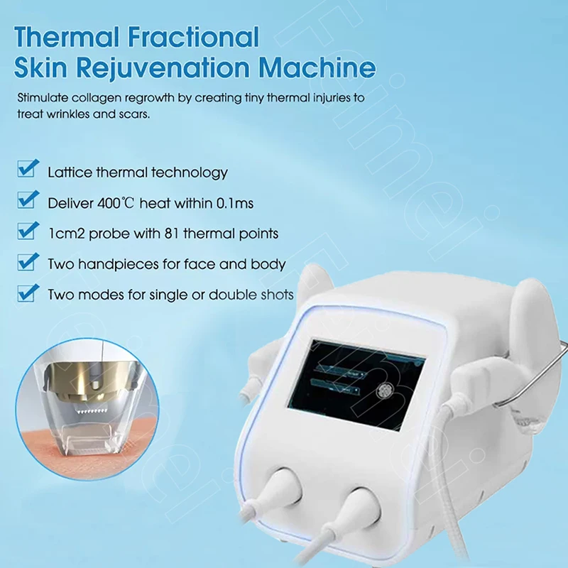 

2024 Newest Anti Wrinkles Dual Handle Face Machine Scar Acne Stretch Marks Removal Protable Fractional Anti-aging Beauty Device