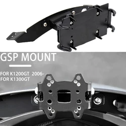 Soporte de teléfono con carga USB para motocicleta BMW K1200GT K1300GT, soporte de navegación de aluminio CNC, soporte GPS, accesorios para motocicleta